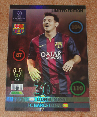 Adrenalyn CL 14-15 Lionel Messi Rare XXL Oversized Limited edition