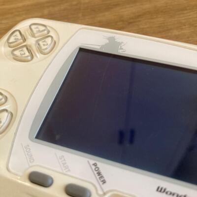 WonderSwan Color Final Fantasy Pearl White Console Only Bandai