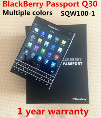 BlackBerry Passport Q30 (SQW100-1) 32GB White Black 4G Unlocked