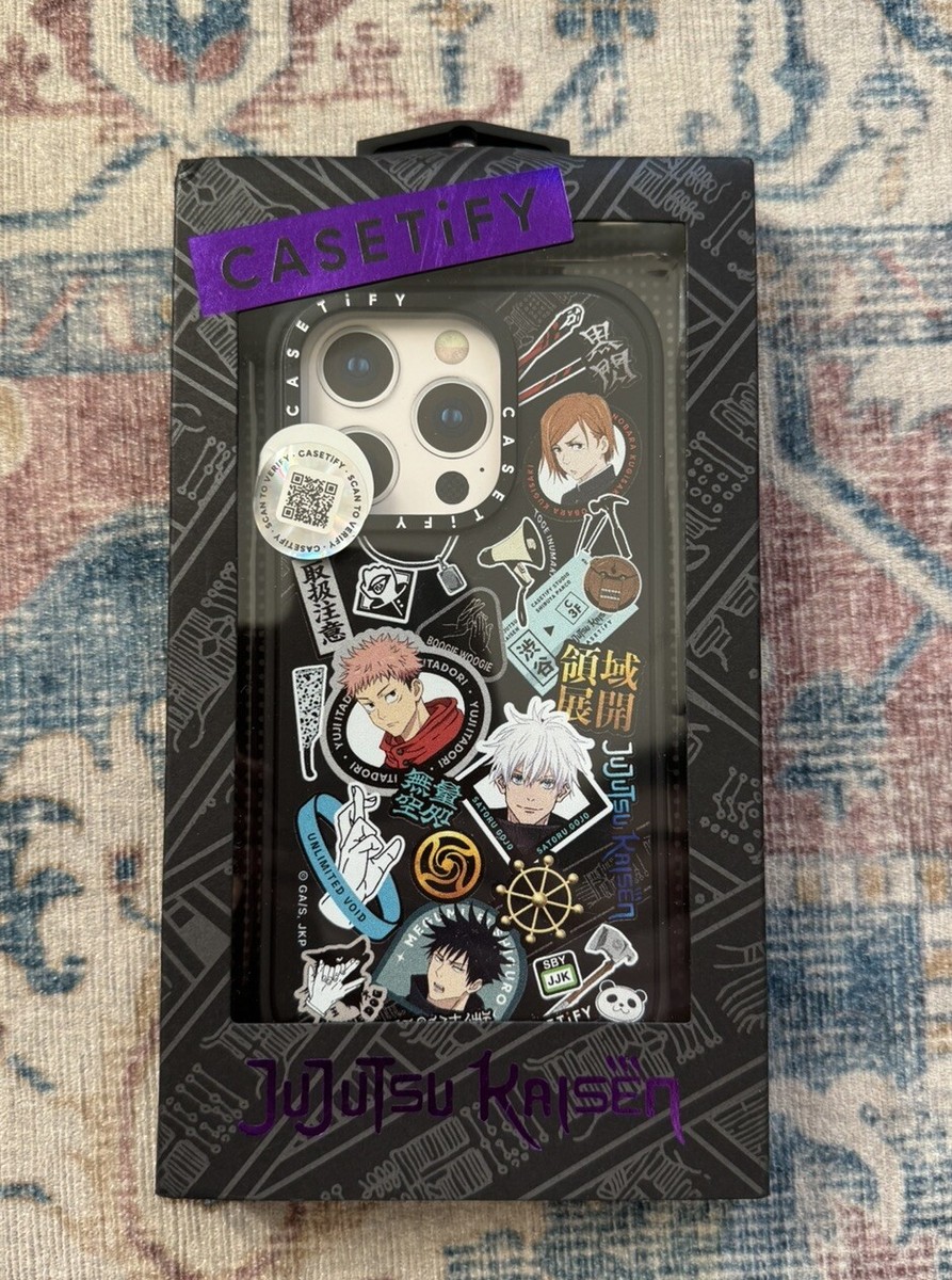 CASETiFY Jujutsu Sorcerer Side Case Cursed seal Black Apple