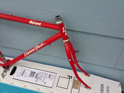 Vintage 1986 Diamondback Ascent Mountain Bike Frame + Fork Tange