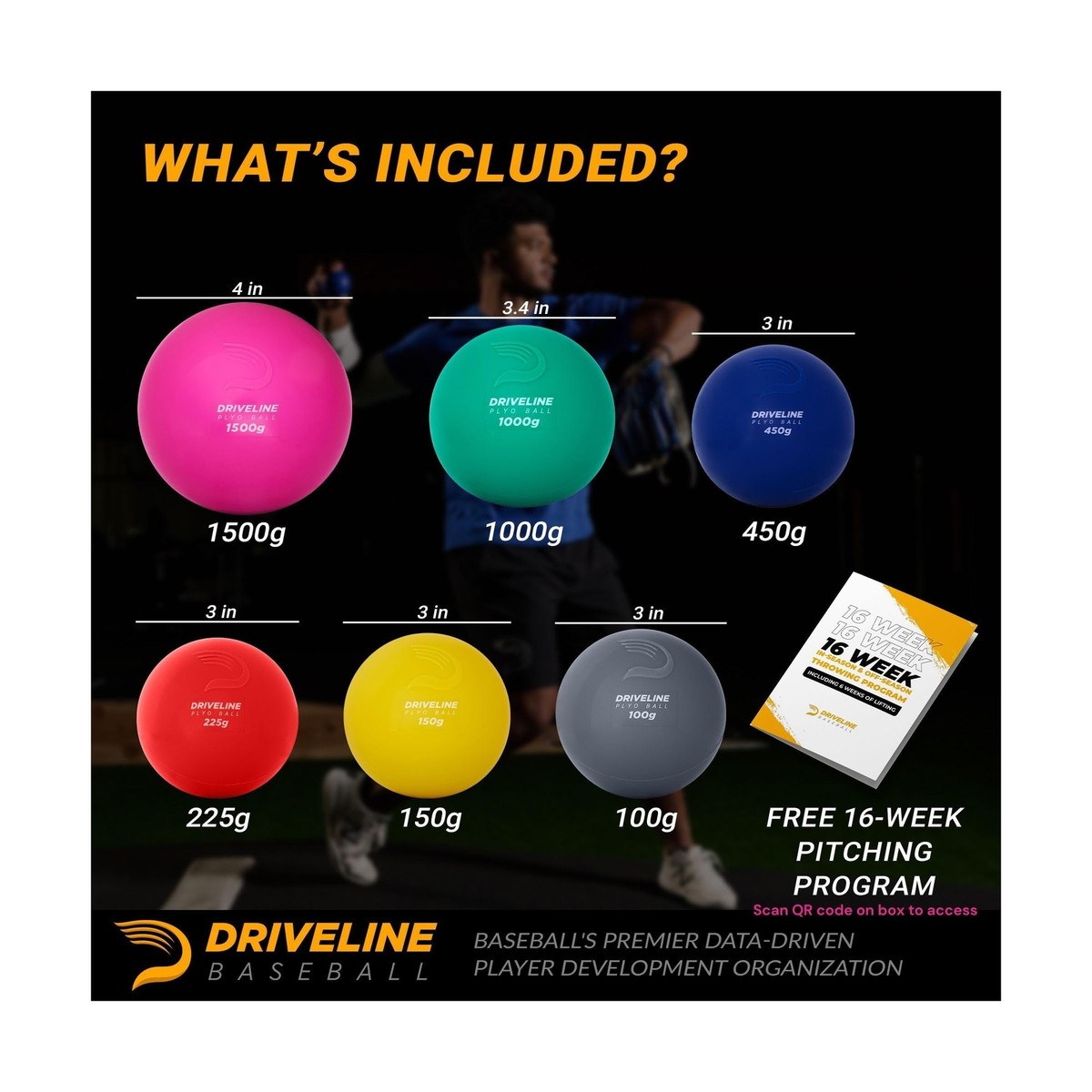 Driveline Baseball PlyoCare® Balls - Weighted Training Balls