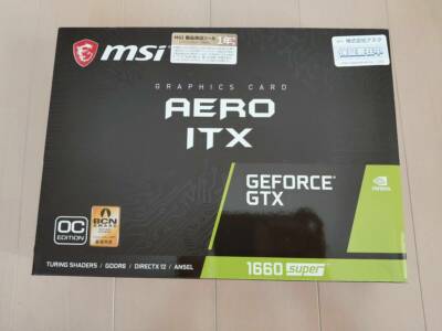 MSI GeForce GTX 1660 SUPER AERO ITX OC Graphics Board VD7112 | eBay