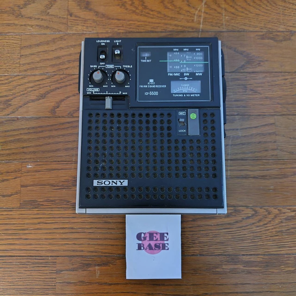 SONY ICF-5500 Sky Sensor Shortwave Radio 3 Band Receiver Working F