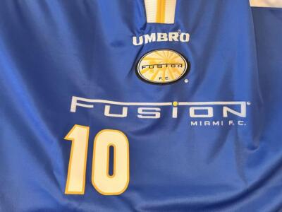 Valderrama #10 Miami Fusion Jersey MLS Umbro XL Rare Vintage 1999