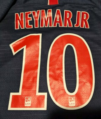 Nike PSG 18/19 Home Jersey Neymar JR #10 Boys Size Small | eBay