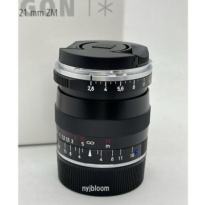 New Carl Zeiss BIOGON T * 21mm f2.8 ZM Lens for Leica - Black