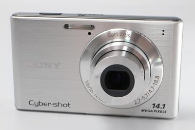 Sony Digital Camera DSC-W550 Cyber Shot Silver 4x 14.1 MP Digital