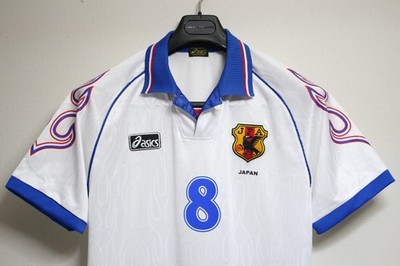 Asics Japan National Team 1998 NAKATA 8 Away Football Shirt Jersey