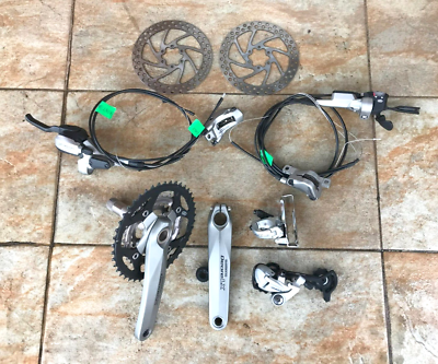 9 Speed Shimano Deore XT/ LX / Deore MTB Triple Groupset | eBay
