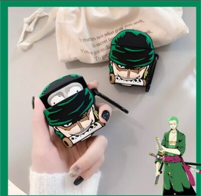 3D One Piece Zoro Design Protective AirPod Case For AirPods 1/2/3