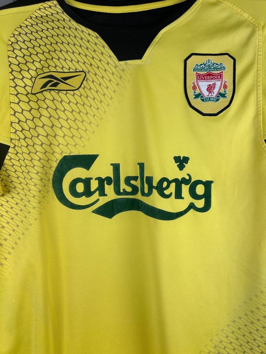 リバプール 2004 ユニフォーム 2XL リーボック away イエロー
