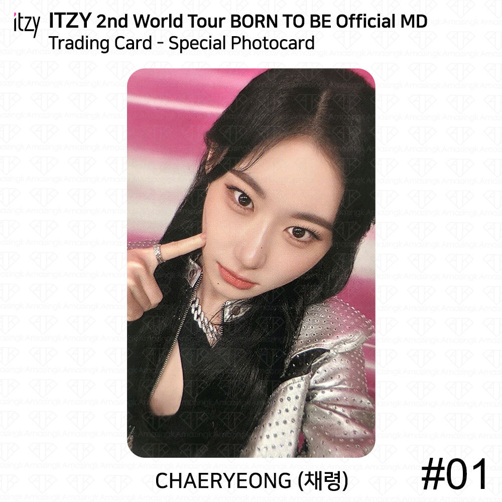 ITZY 2nd World Tour Born To Be Official MD Trading Card Photocard