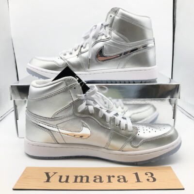 Nike Air Jordan 1 High G NRG Golf Gift Giving Silver FD6815-001