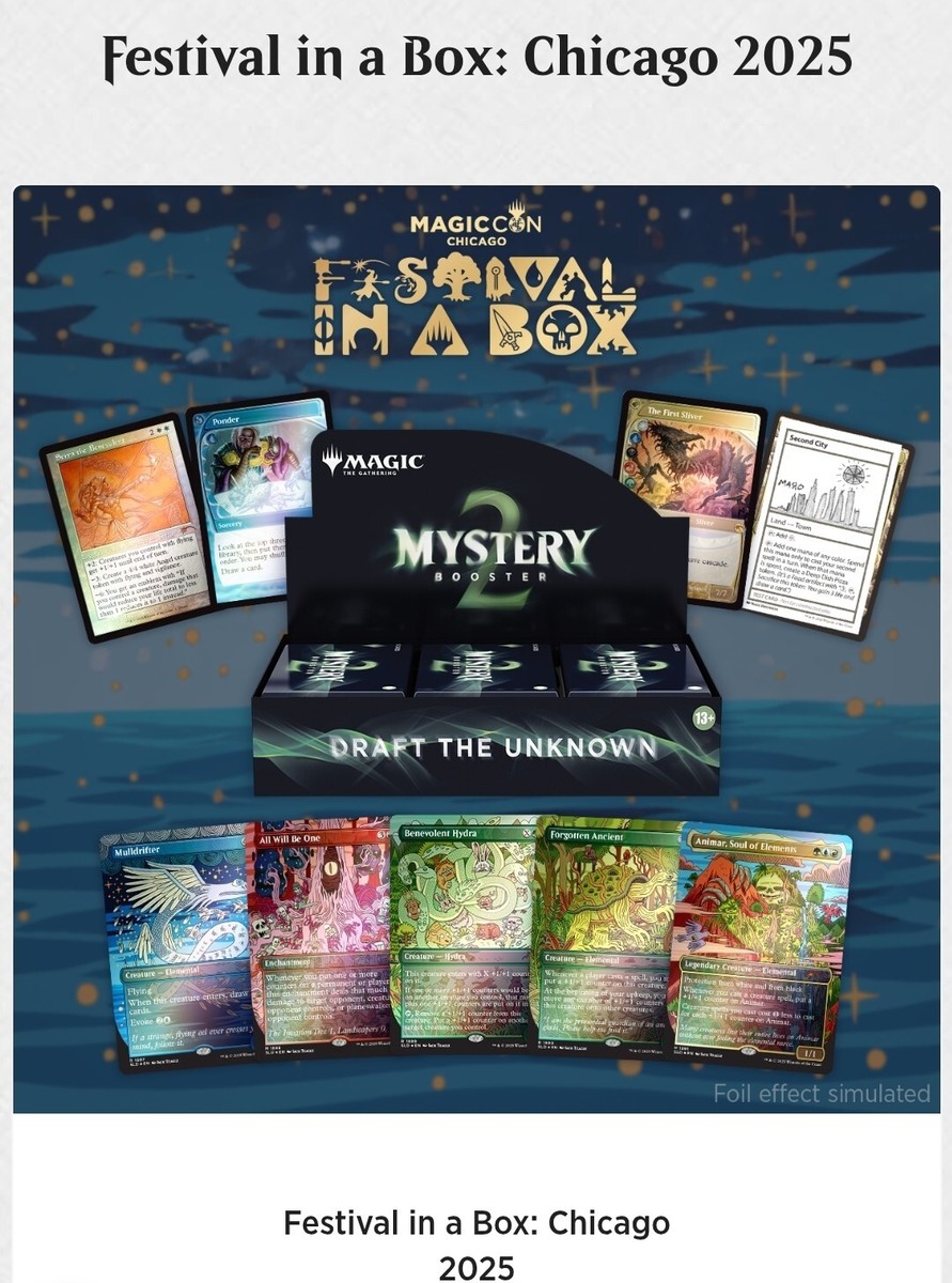 Magic the Gathering x Secret Lair: Festival in a Box Chicago 2025