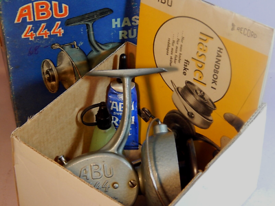 1957 vintage first version ABU 444 Record spinning reel-used