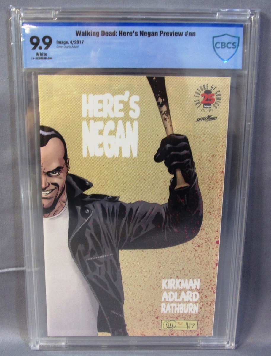 HERE'S NEGAN PREVIEW #1 (Image Blind Box 1:500) CBCS 9.9 Mint