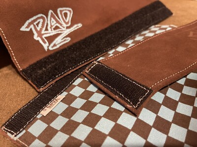 RAD Vans BMX Checkerboard & Suede ￼￼Pad Set LIMITED Set Rare Old
