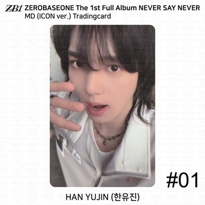 ZEROBASEONE ZB1 1st Album Never Say Never Official MD Trading Card