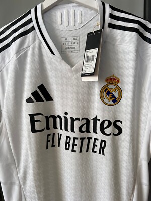 Real Madrid Jersey 24/25 Home Authentic Soccer Shirt IX8095 Adidas