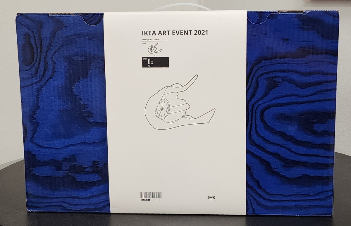 Daniel Arsham X IKEA ART EVENT 2021 CLOCK WHITE W/ BOX | eBay