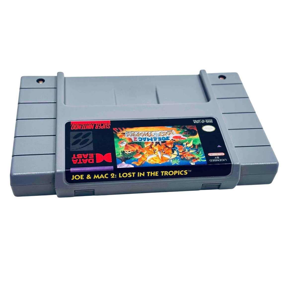 Super Nintendo SNES Joe & Mac 2: Lost in the Tropics Video Game | eBay