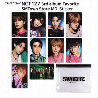 NCT127 3rd Album Repackage Favorite SMTown MD Sticker Pack
