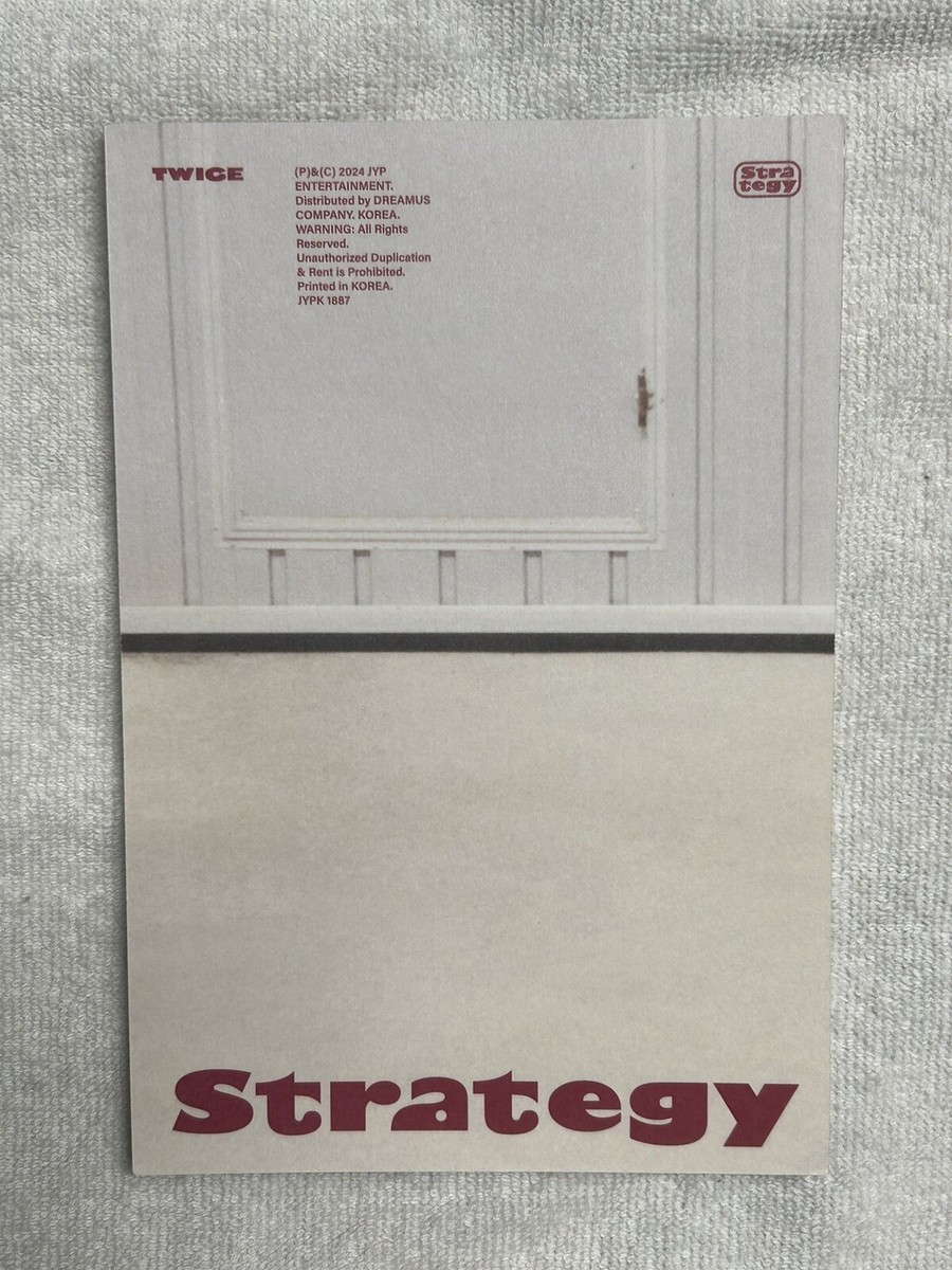 TWICE MOMO STRATEGY SIGNED POSTCARD US SELLER | eBay