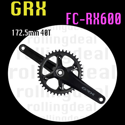 Shimano GRX FC-RX600 Crankset 1x11Spd 40T 172.5mm without BB New