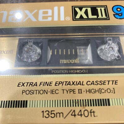 Vintage Maxell XLII 90 Extra Fine Epitaxial High Bias Cassette