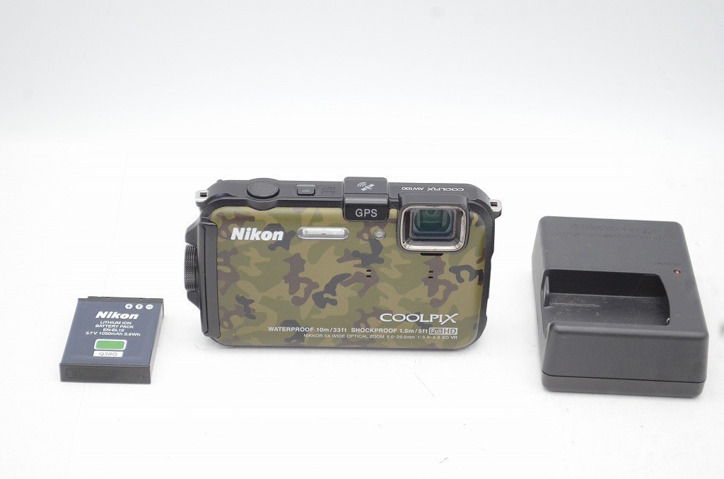 Nikon COOLPIX AW100 16.0MP Compact Digital Camera Forest