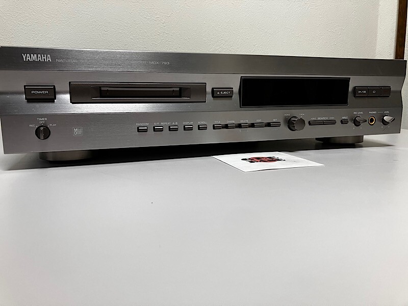 Yamaha MDX-793 MD Deck Player Recorder silver Confirmed Operation