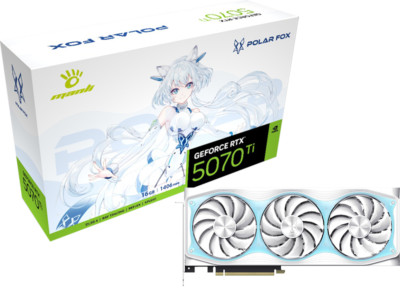 Manli Polar Fox GeForce RTX 5070 Ti OC 16GB GDDR7High-performance