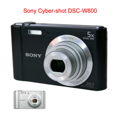 Sony Cyber-Shot DSC-W800 20.1MP 5 x Optical Zoom Digital Camera | eBay