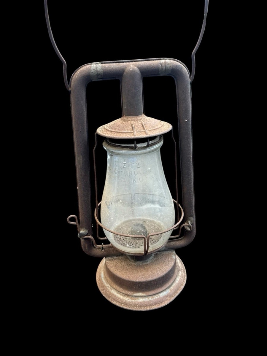 Early Dietz No 0 Tubular Lantern Marked No 0 Globe Patent 1879