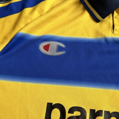 FC Parma 1999-2000 Home Jersey Champion | eBay