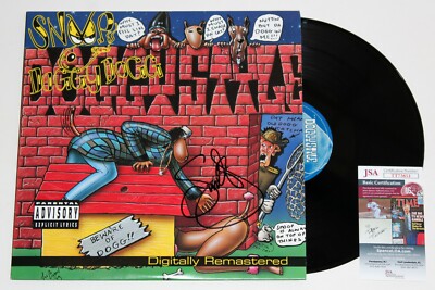 SNOOP DOGG SIGNED DOGGYSTYLE ALBUM 2x LP VINYL RECORD LEGEND