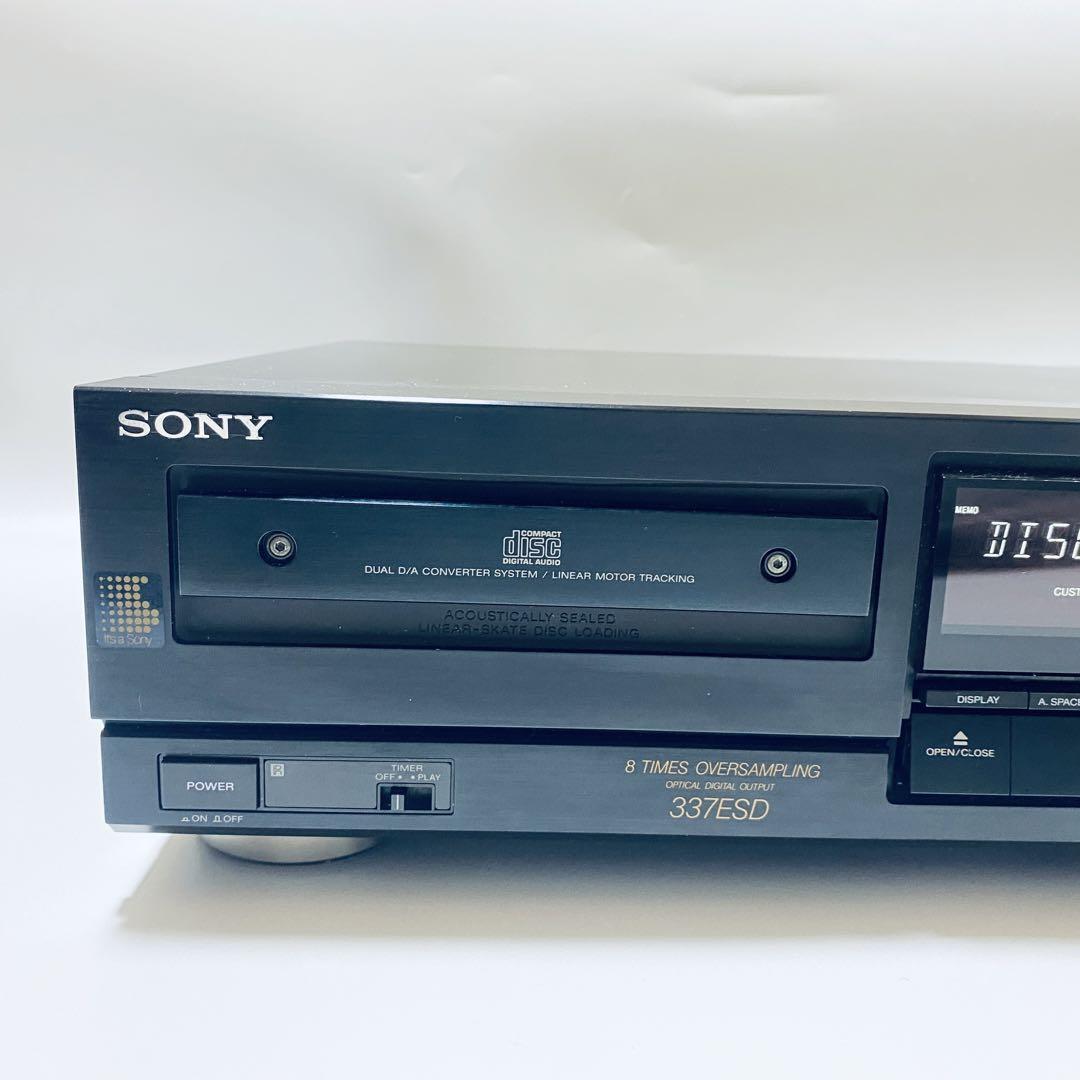 Sony CDP-337ESD CD Player Audio Stereo Compact Disc Color Black