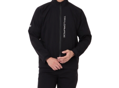 TaylorMade Men's Golf Rainwear Jacket & Pants Set TL439 Black