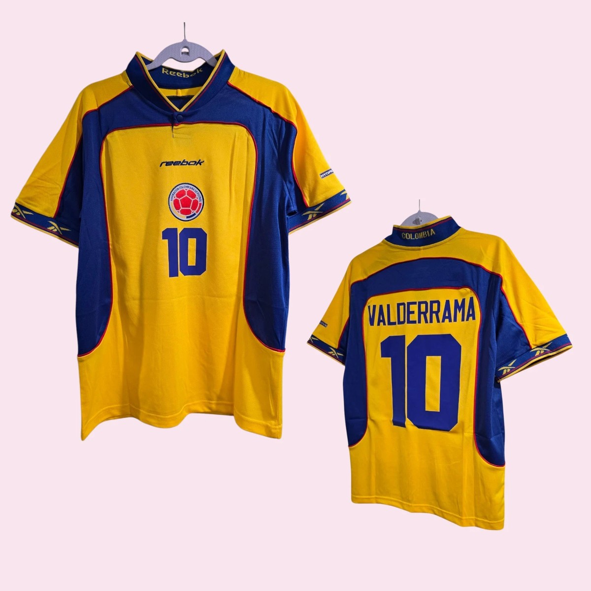 COLOMBIA 2001 HOME - CAMPEON COPA AMERICA - VALDERRAMA # 10