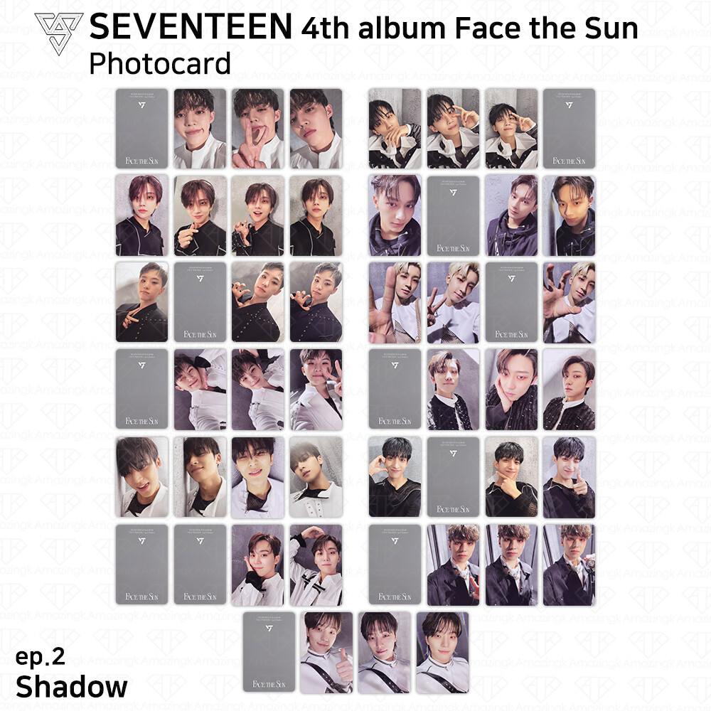 SEVENTEEN 4th Album Face the Sun Official Photocard ep.2 Shadow