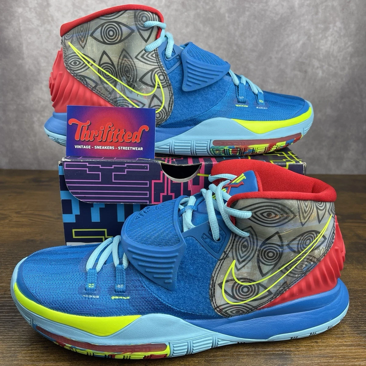 Nike Kyrie 6 Neon Graffiti for Sale | Authenticity Guaranteed | eBay