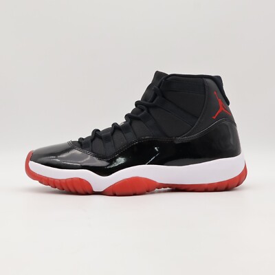 378037-061 Nike Air Jordan 11 Retro Playoffs Bred Black White