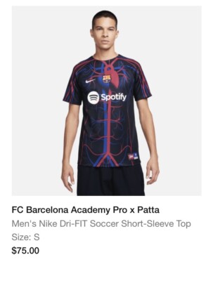 FC Barcelona x Patta Nike Culers del Món Spotify Logo Jersey