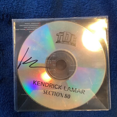 KENDRICK LAMAR SIGNED SECTION 80 CD FIRST MIXTAPE TDE RELEASE | eBay