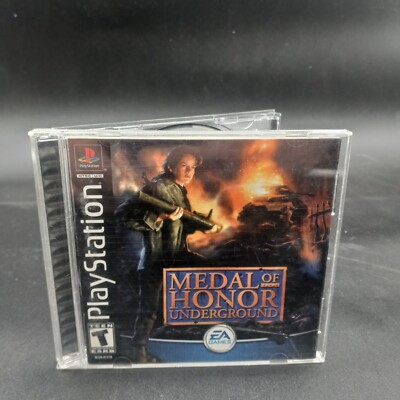 Medal of Honor Underground (PlayStation 1 , 2000) - Black Label | eBay