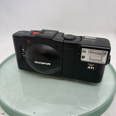 OLYMPUS XA2 Electronic Flash A11 D.ZUIKO 35mm f3.5 TESTED + Case 8