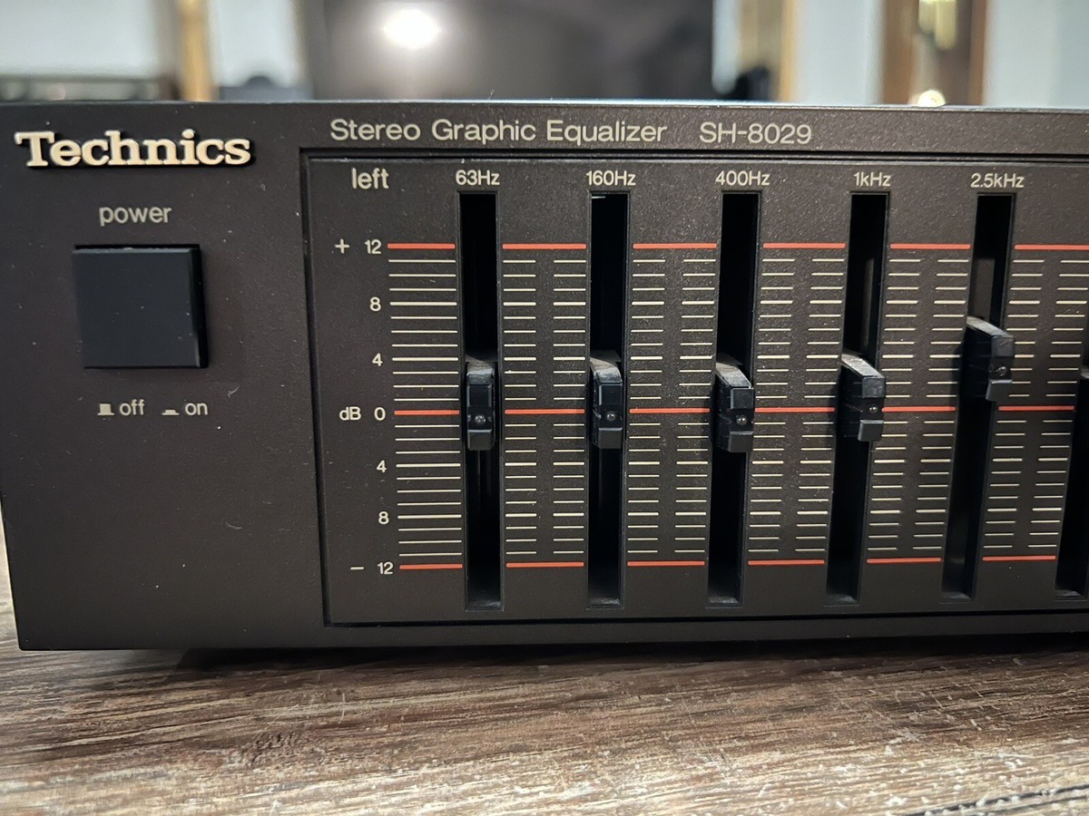Technics SH-8029 Stereo Graphic Equalizer Spectrum Analyzer | eBay