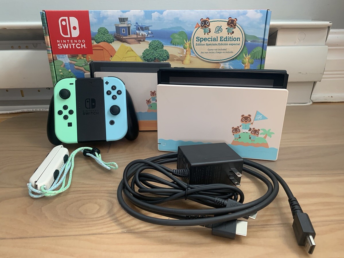 Nintendo Switch HAC-001(-01) Animal Crossing: New Horizon Special