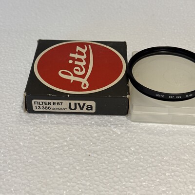 MINT in BOX] Leica E67 13386 67mm Filter UVa from JAPAN | eBay